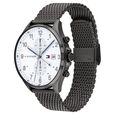 Tommy Hilfiger Quartz Multifunction White Dial Stainless Steel Strap Watch for Men - image number 1