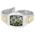 Kenneth Cole Automatic Automatic Green Dial Two Toned Stainless Steel Strap Watch For Men - image number 2
