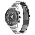 Fastrack Oceanyx - Ceramic Quartz Multifunction Grey Dial Two Toned Strap Watch For Guys - image number 2