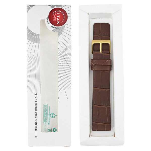 20 mm Brown Genuine Leather Straps for Men - image number 5