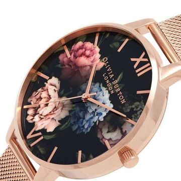 Olivia Burton Quartz Analog Black Dial Watch for Women