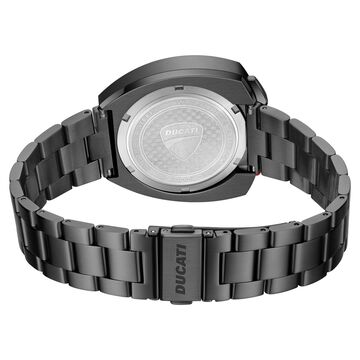 Ducati Quartz Chronograph Black Dial Black Stainless Steel Strap Watch For Men