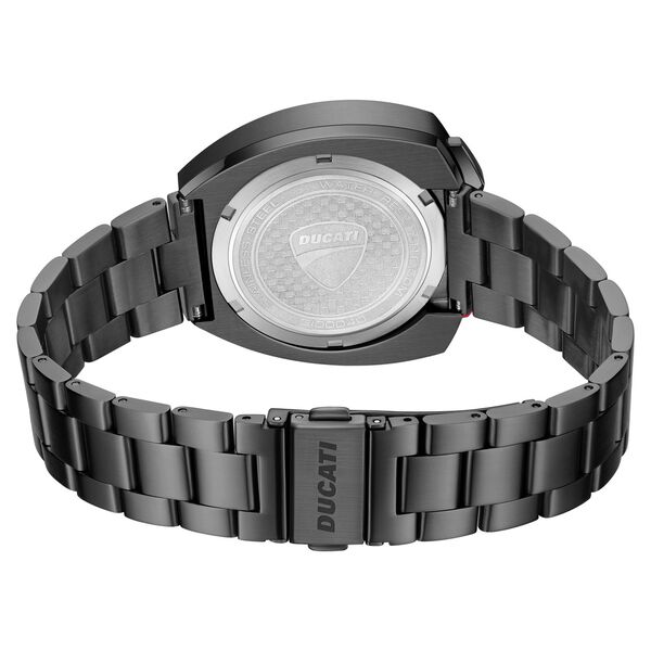 Ducati Quartz Chronograph Black Dial Black Stainless Steel Strap Watch For Men - image number 2