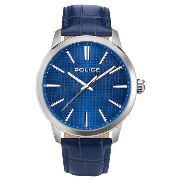 Police Blue Dial Blue Strap Analog Watch for Men - image number 0
