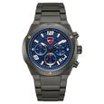 Ducati Quartz Chronograph Blue Dial Grey Stainless Steel Strap Watch For Men - image number 0
