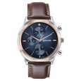 Sonata Festive Quartz Multifunction Blue Dial Silver Metal Strap Watch For Men