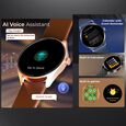 Titan Crest with 3.63 cm AMOLED Display with AOD, Functional Crown, BT Calling, Premium Smartwatch with Black Strap - image number 5