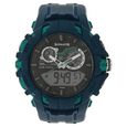 SF Quartz Analog Digital Grey Dial Plastic Strap Watch for Men