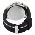 Tommy Hilfiger Quartz Multifunction Black Dial Silicone Strap Watch for Men - image number 3