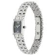 Xylys Swiss Analog Silver Metal Strap and Black Dial Watch For Women - image number 1