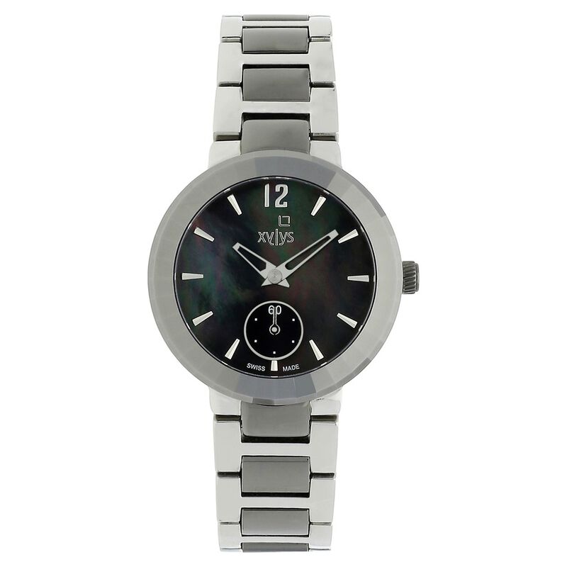 Xylys Quartz Analog Mother of Pearl Dial Two Toned Stainless Steel Strap Watch For Women