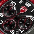 Ducati Quartz Chronograph Black Dial Black Stainless Steel Strap Watch For Men - image number 3