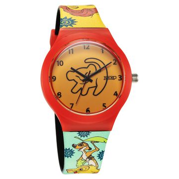 Zoop By Titan Disney Interchangeable Quartz Analog Blue Dial Plastic Strap Watch For Kids