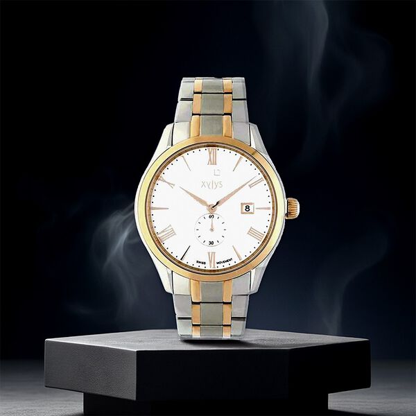 Xylys Swiss Analog Stainless Steel Silver Dial Watch for Men - image number 5