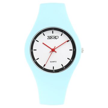 Zoop Analog Watch with White Dial & Blue Strap for Girls Kids, from House of Titan