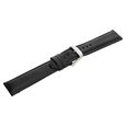 20 mm Black Genuine Leather Strap for Men - image number 3