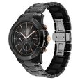 Titan Quartet Black Dial Analog with Day and Date Steel and Ceramic Strap watch for Men - image number 2