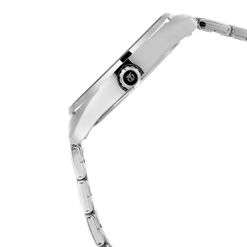 Titan Men's Timeless Charm: Men's Analog Watch with white Dial and Metal Strap