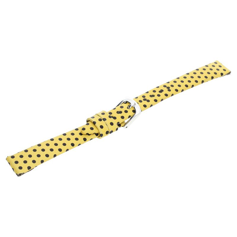 14 mm Yellow Genuine Leather Strap for Women - image number 3