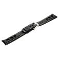 20 mm Black Genuine Leather Straps for Men - image number 3