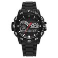 Fastrack Street line Quartz Analog Digital Black Dial Silicone Strap Watch for Girls - image number 0