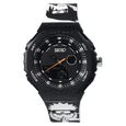 Zoop Naruto Ana-Digi Watch with Black Case and Black and White Multi Color Strap for Kids and Anime lovers, By Titan - image number 1