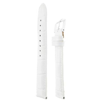 20 mm White Genuine Leather Straps for Men