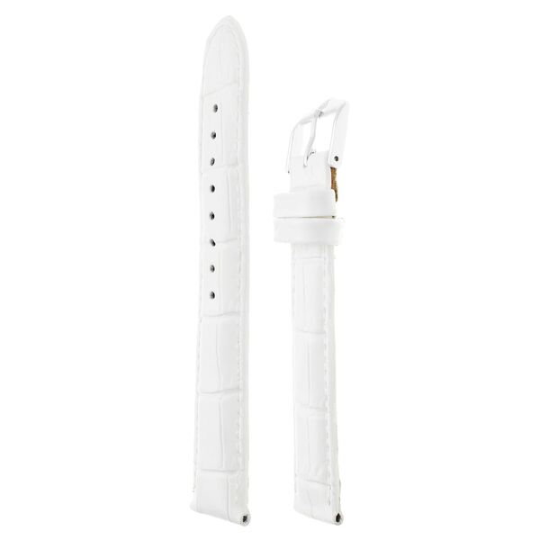 20 mm White Genuine Leather Straps for Men - image number 2