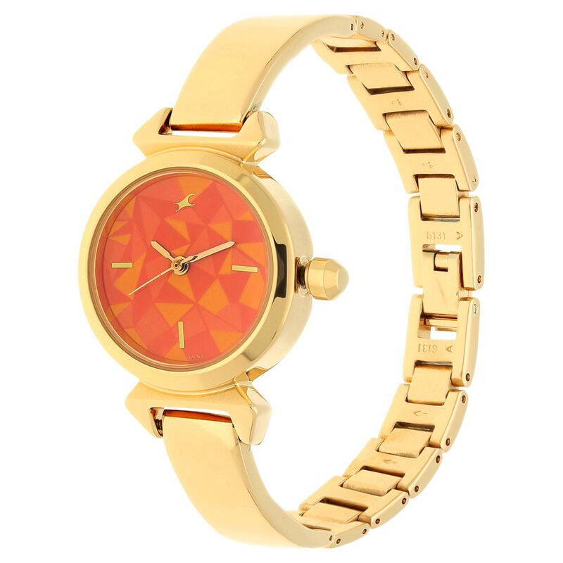 Fastrack Quartz Analog Bicolour Dial Metal Strap Watch for Girls - image number 1