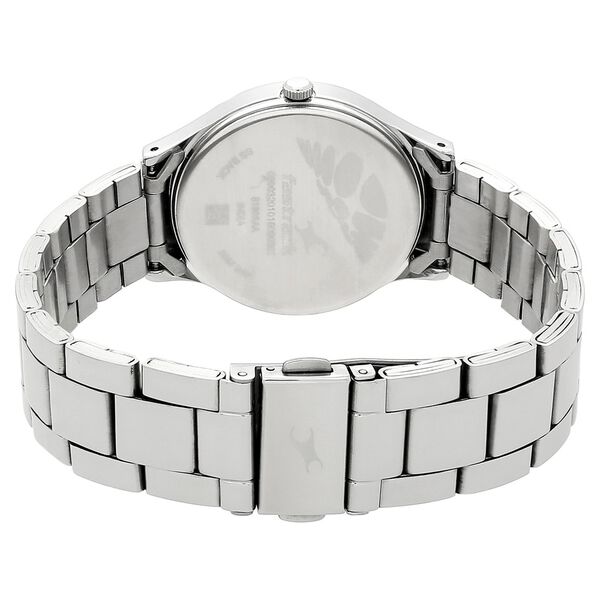 Fastrack Denim Quartz Analog Blue Dial Stainless Steel Strap Watch for Girls - image number 4