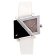 Fastrack Quartz Analog Grey Dial Leather Strap Watch for Girls - image number 0