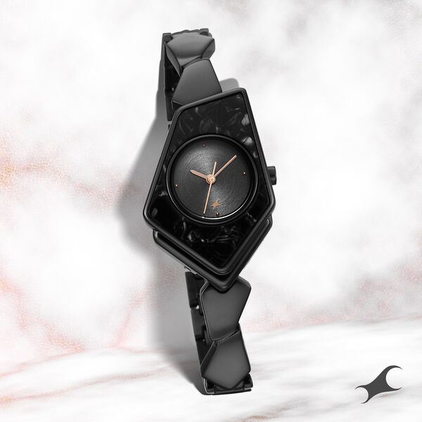 Fastrack Younique Quartz Analog Grey Dial Metal Strap Watch for Girls - image number 0