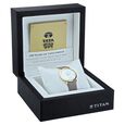 Titan Tata 150 Limited Edition White Dial Analog Leather Strap watch for Women - image number 4