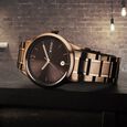 Titan Neo Splash Brown Dial Analog with Date Stainless Steel Strap Watch for Men - image number 2