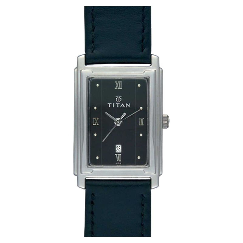 Titan Quartz Analog with Date Black Dial Watch for Men - image number 0