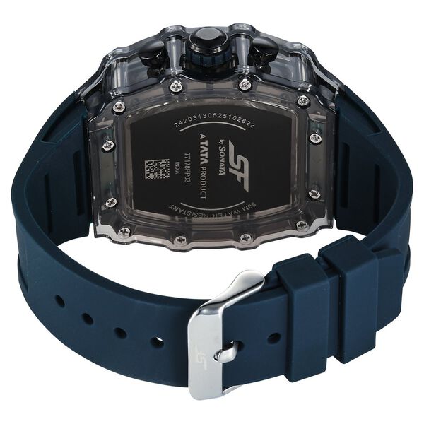 SF Maiden Voyage Sport Watch Blue dial And Strap Tonneau Shaped Case with Multifunction movement - image number 4