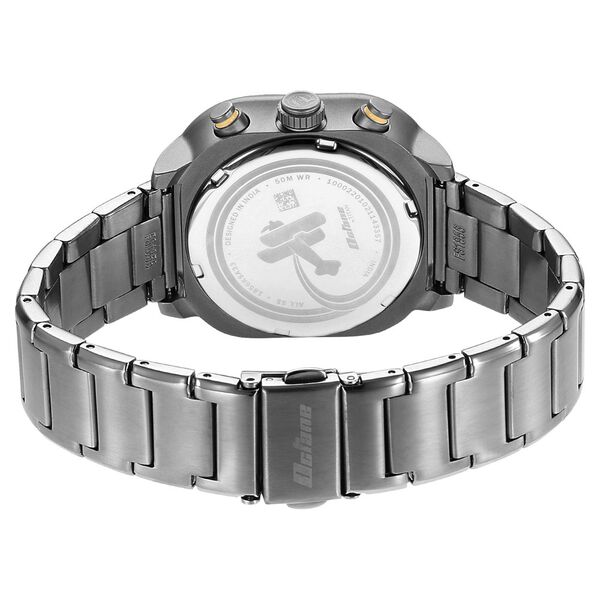 Titan Octane Aerobatics Quartz Chronograph Anthracite Dial Grey Stainless Steel Strap Watch For Men - image number 5