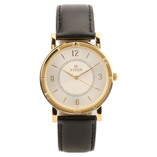 Titan Quartz Analog Silver Dial Watch for Men - image number 0