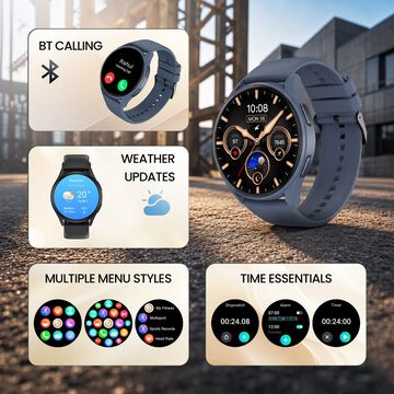Fastrack Smart Revoltt XR1 Pro Smartwatch with 3.63 cm AMOLED Display BT Calling & Health Tracking