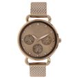 Titan Quartz Multifunction Rose Gold Dial Stainless Steel Strap Watch for Women - image number 0