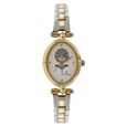 Titan Quartz Analog Black Dial Stainless Steel Strap Watch for Women