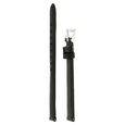 10 mm Black Genuine Leather Strap for Women - image number 2