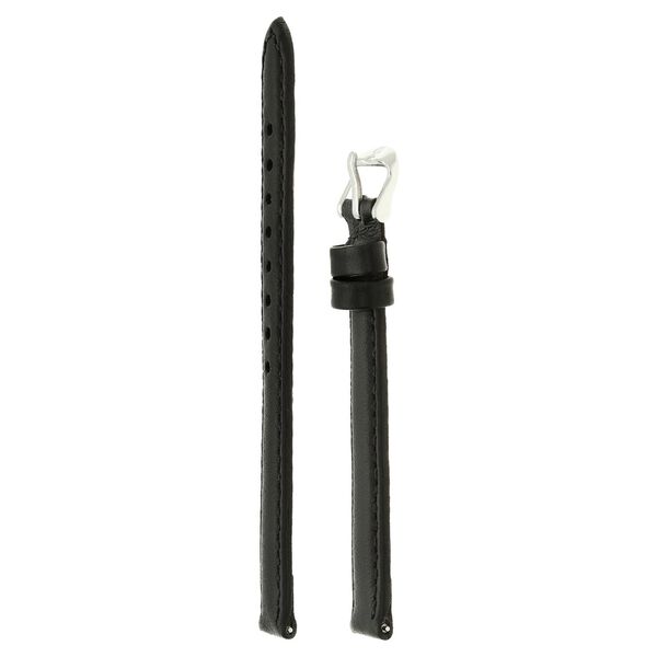 10 mm Black Genuine Leather Strap for Women - image number 2