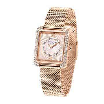 Kenneth Cole Quartz Analog Silver Dial Stainless Steel Strap Watch for Women