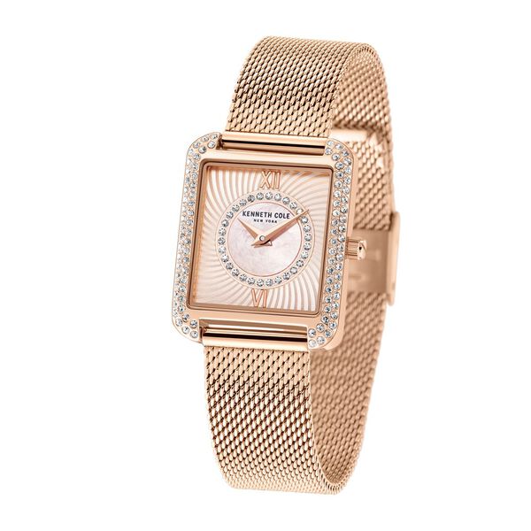Kenneth Cole Quartz Analog Silver Dial Stainless Steel Strap Watch for Women - image number 1
