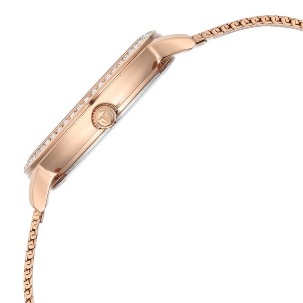 Titan Purple Style Up Quartz Analog Pink Dial Stainless Steel Strap Watch for Women - image number 3