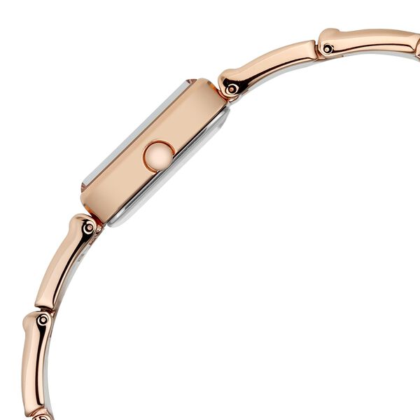 Titan Raga Unlocked Quartz Analog Mother Of Pearl Dial Rose Gold Metal Strap Watch For Women - image number 4