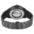 Titan Aion Concealed Automatic Analog with Power Reserve Indicator Black Dial Black Stainless Steel Strap Watch for Men - image number 4