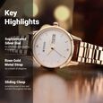 Titan Women's Lagan Watch: Rose Gold Accents & Refined Elegance - image number 2