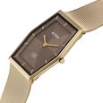 Titan Edge Whimsey Quartz Analog Brown Dial Golden Stainless Steel Strap Watch For Men - image number 3